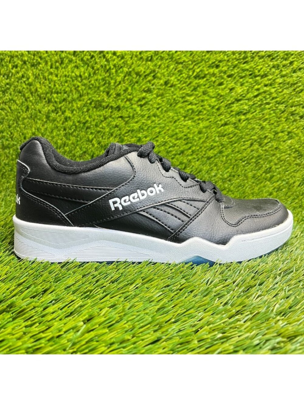 Reebok Royal BB4500 Low 2 Mens Size 6.5 Black Athletic Leather Shoes Sneakers